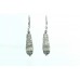 Earrings Silver 925 Sterling Dangle Drop Women Traditional Handmade Gift B644